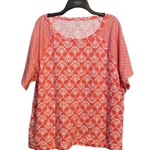 NWT Laura Scott Ranglin sleeve tee, nice light cotton, size 3X